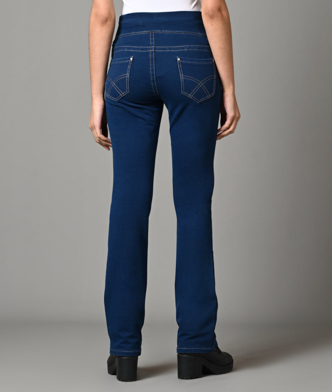 Denim Indigo Stretch Gentle Bootcut Jeans