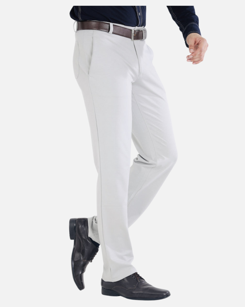 Men’s Silver Grey Stretch Golf Pants