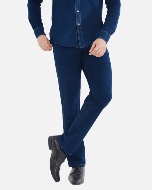 Men’s Stretch Denim Indigo Jeans