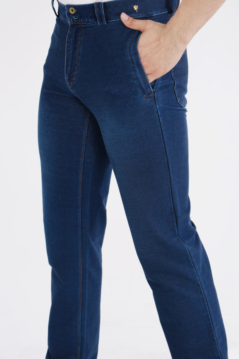 Men’s Stretch Denim Indigo Jeans