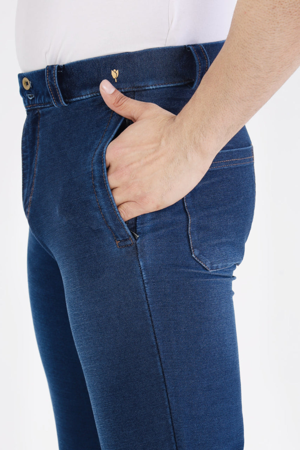 Men’s Stretch Denim Indigo Jeans
