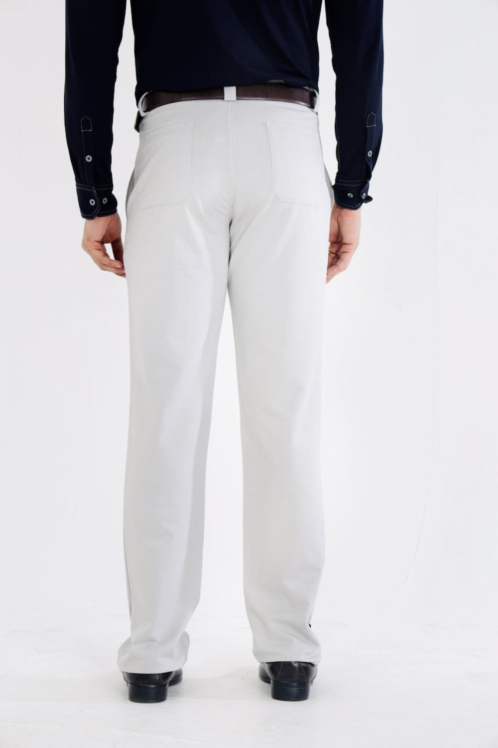 Men’s Silver Grey Stretch Golf Pants