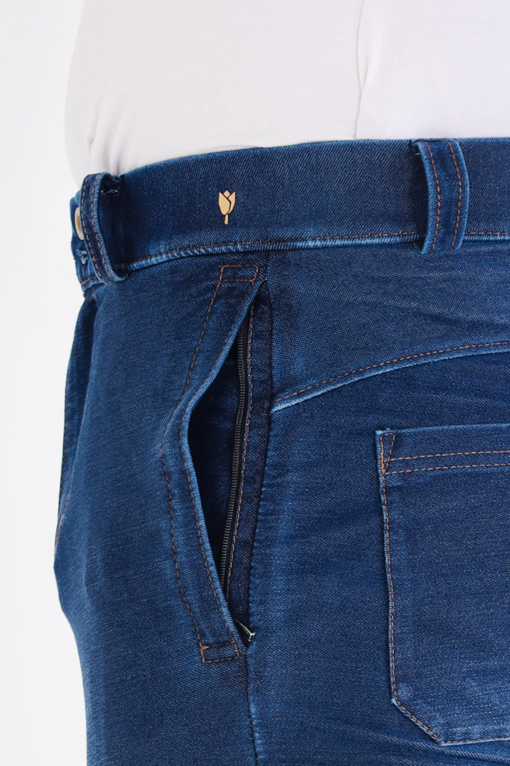 Men’s Stretch Denim Indigo Jeans