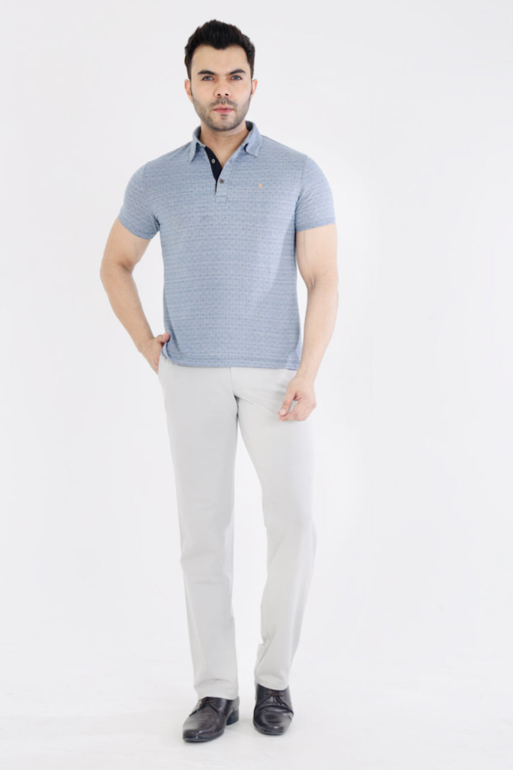 Men’s Silver Grey Stretch Golf Pants