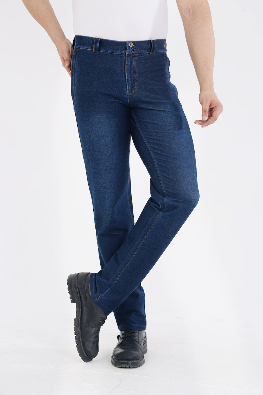 Men’s Stretch Denim Indigo Jeans
