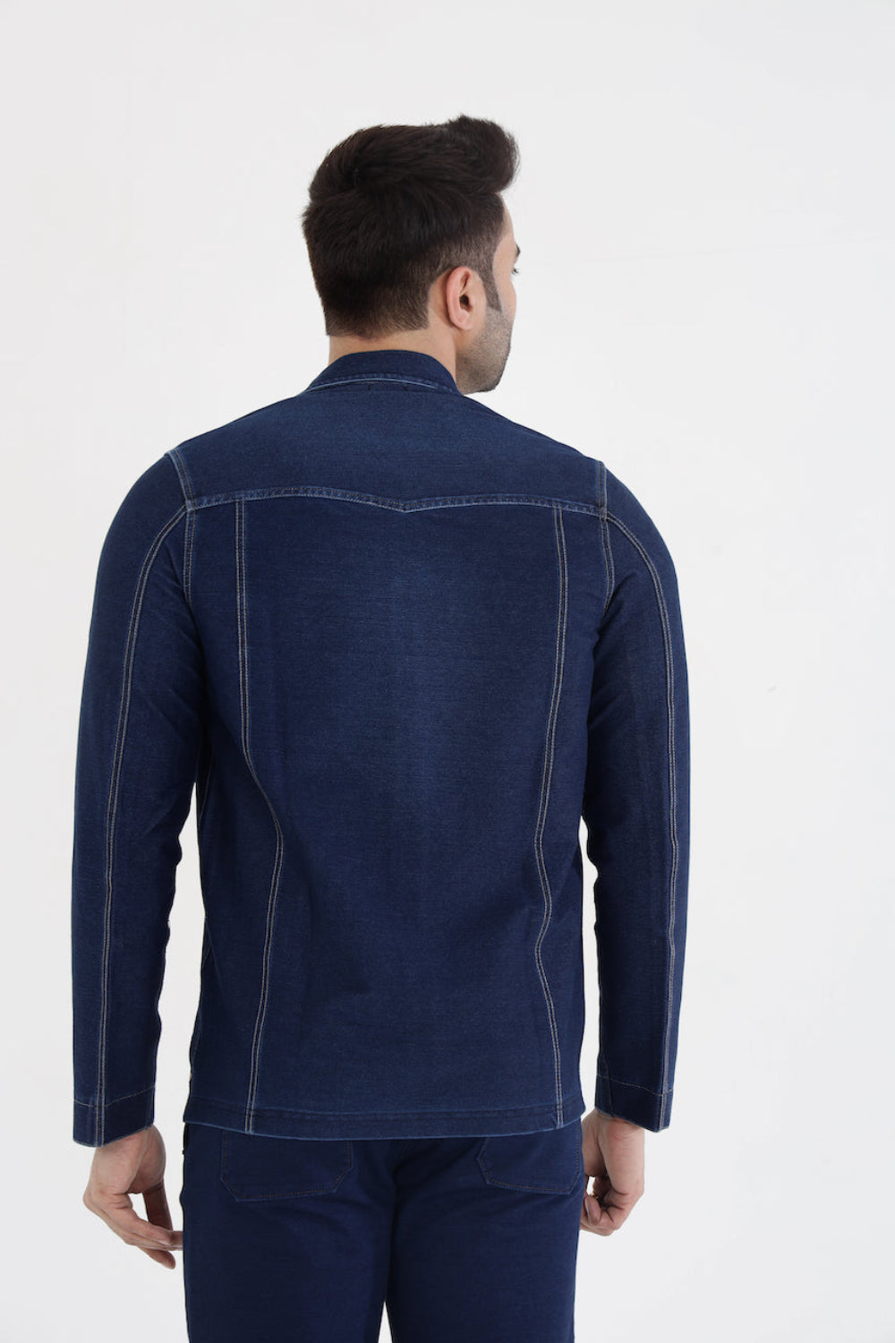 Men’s Classic Stretch Denim Indigo Jacket