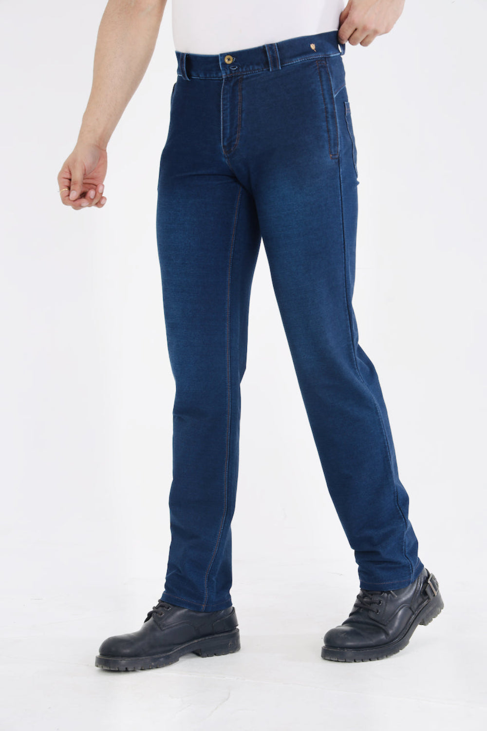 Men’s Stretch Denim Indigo Jeans