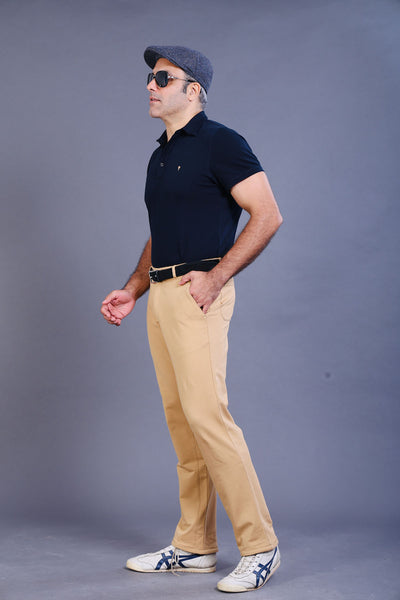 Gents Khaki Formal Look Stretch - 008