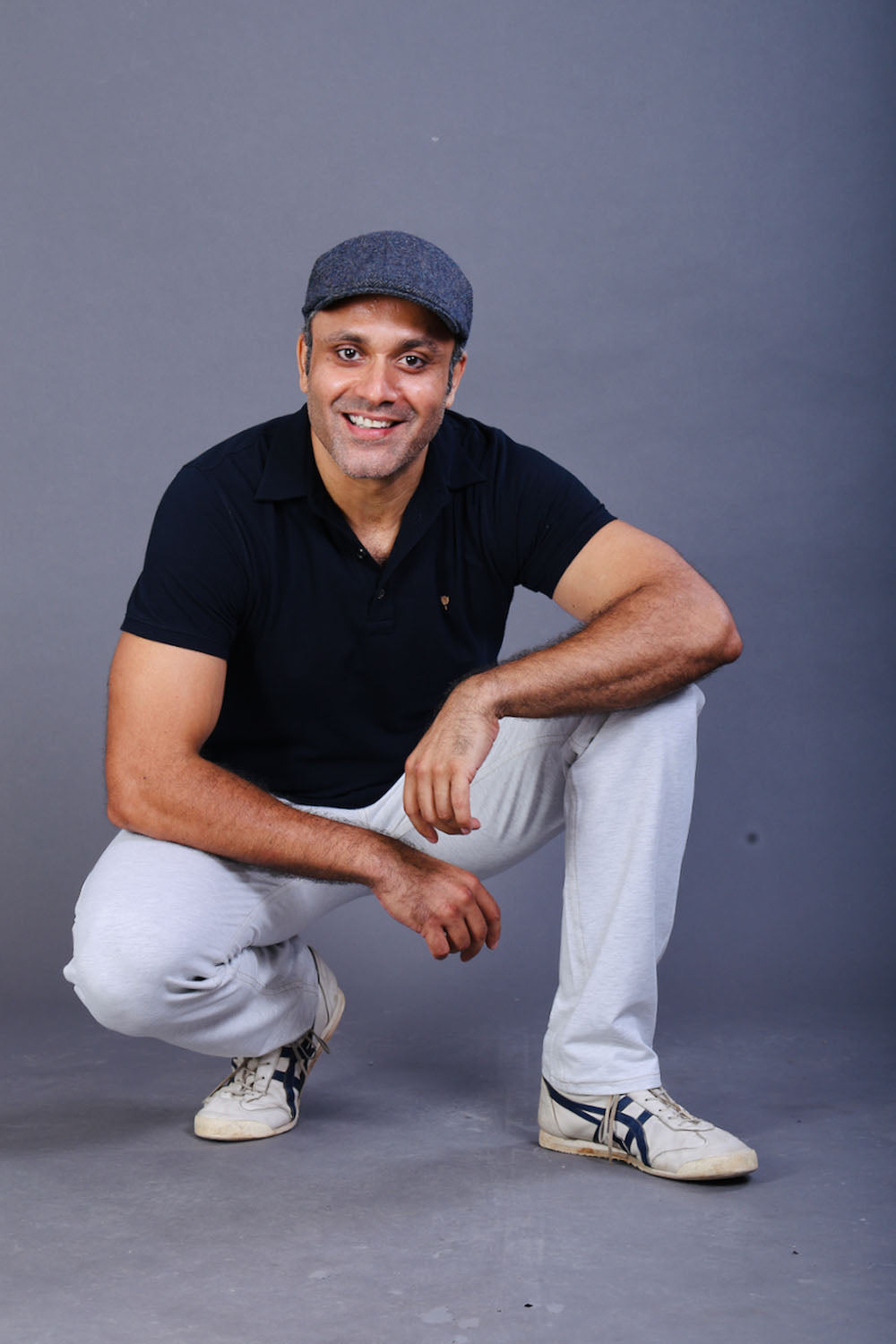 Men's White Slim Fit Stretch Cotton Pants