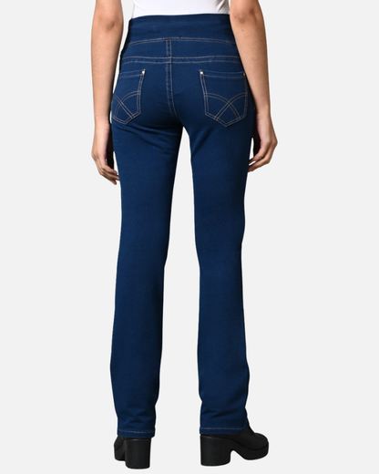 Denim Jeans - Indigo Stretch Gentle Bootcut