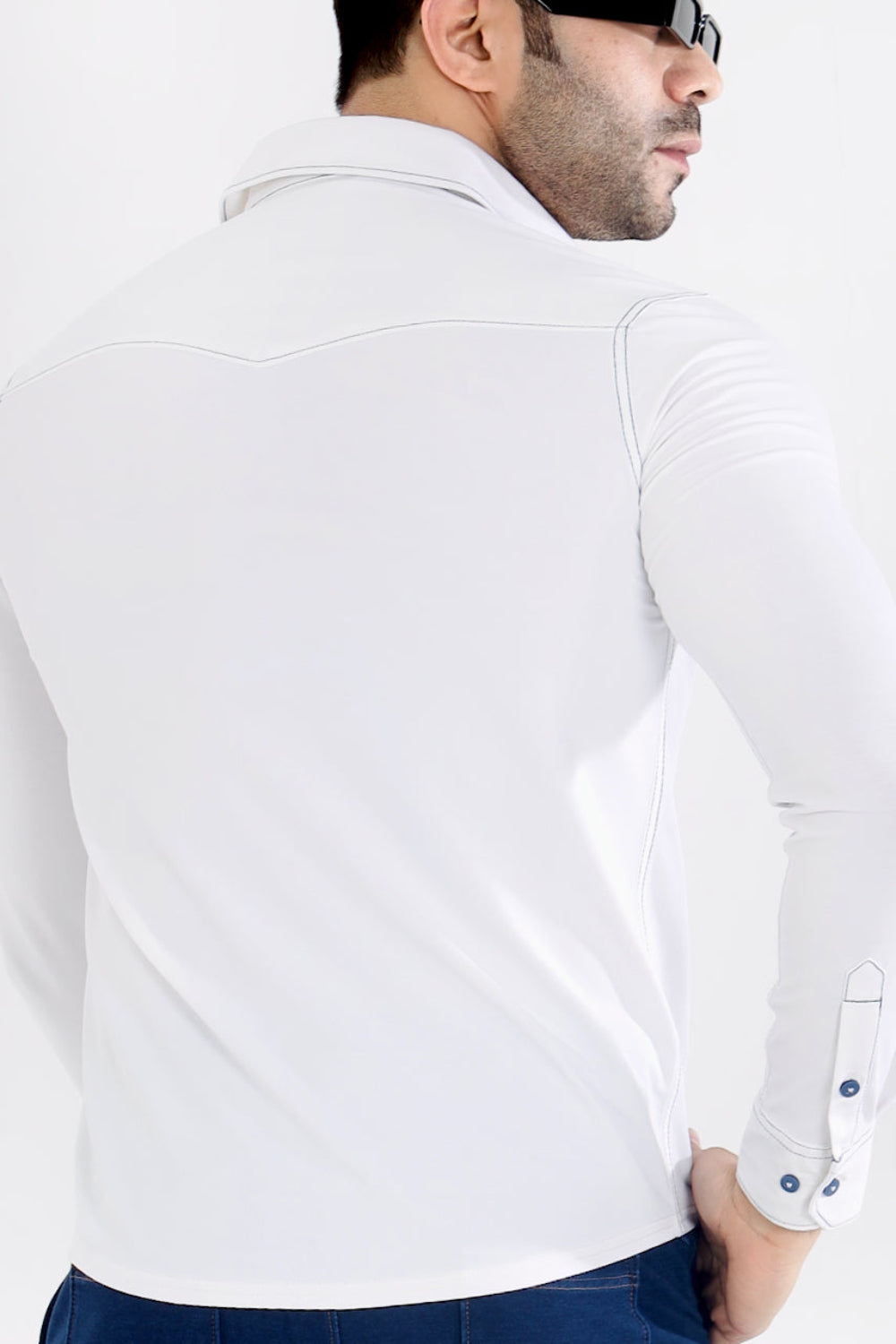 Men’s Classic White Stretch Shirt