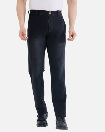 Men’s Charcoal Black Stretch Denim Jeans