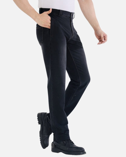 Men’s Charcoal Black Stretch Denim Jeans
