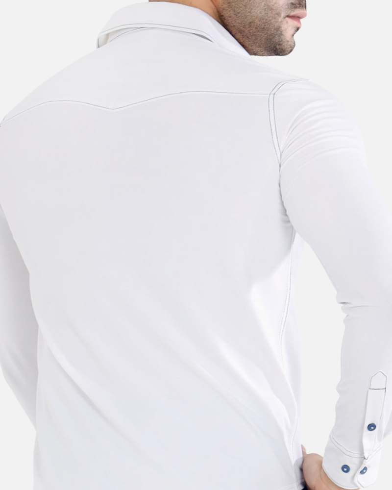 Men’s Classic White Stretch Shirt