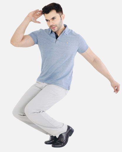 Men’s Silver Grey Stretch Golf Pants