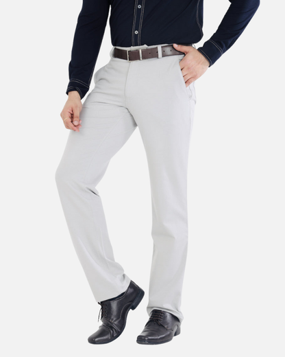 Men’s Silver Grey Stretch Golf Pants