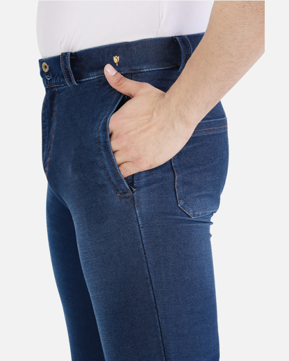 Men’s Stretch Denim Indigo Jeans