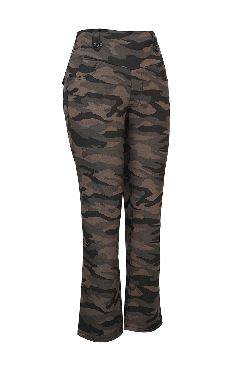 Grey Stretch Camouflage Defender Pants