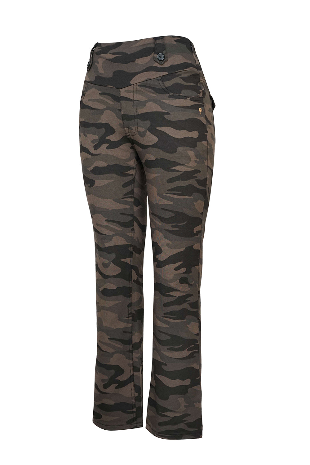 Grey Stretch Camouflage Defender Pants