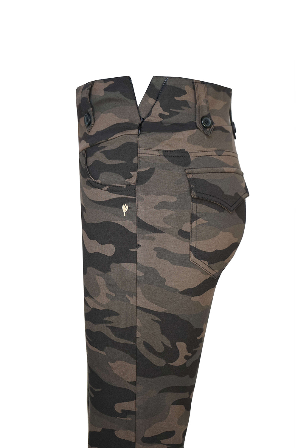 Grey Stretch Camouflage Defender Pants